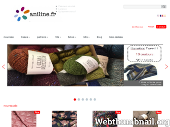 aniline.fr website preview