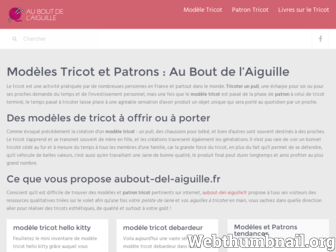 aubout-del-aiguille.fr website preview
