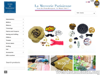 lamercerieparisienne.com website preview