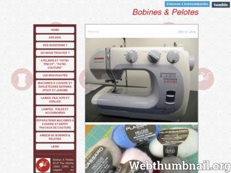 bobines-et-pelotes.fr website preview