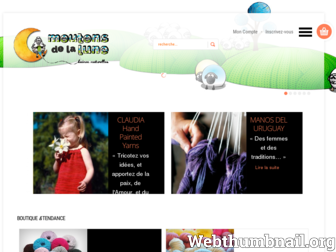 moutonsdelalune.com website preview