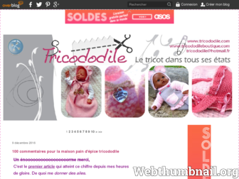 tricododile.over-blog.com website preview