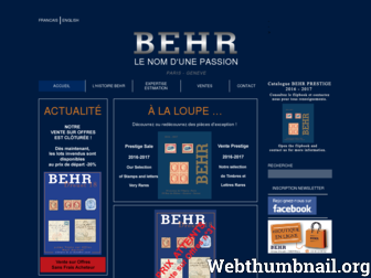 behr.fr website preview