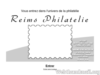 reimsphilatelie.fr website preview