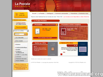 lapostale.fr website preview