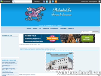 philateliedz.forumactif.com website preview