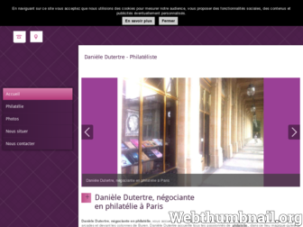 philatelie-paris-dutertre.fr website preview