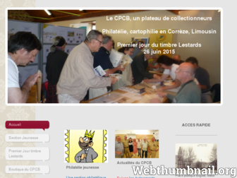 philatelie-cartophilie19.fr website preview