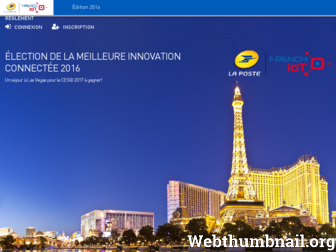 concours-french-iot.laposte.fr website preview