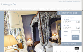 hostelleriedelaposte.com website preview