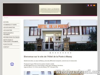 hoteldelaposte-massy.fr website preview