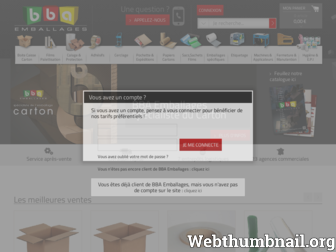 bbaemballages.com website preview