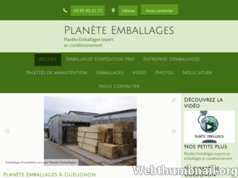 planete-emballages.fr website preview