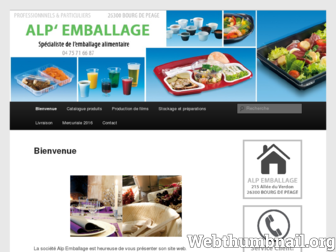 alp-emballage.com website preview