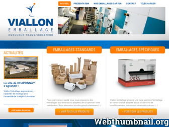 viallon-emballage.com website preview