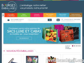 bourges-emballages.fr website preview
