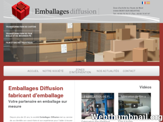 emballages-diffusion.com website preview