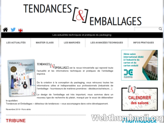 tendancesetemballages.fr website preview