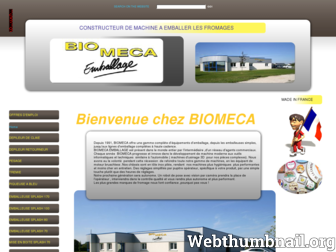 biomeca-emballage.com website preview