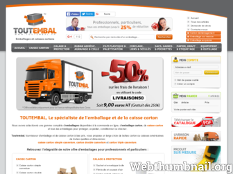 toutembal.fr website preview