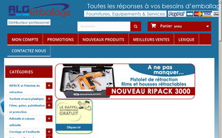 alg-emballage.com website preview