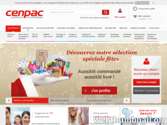cenpac.fr website preview
