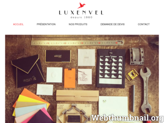 luxenvel.fr website preview