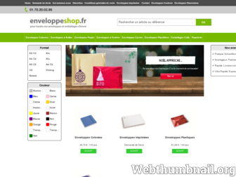 enveloppeshop.fr website preview