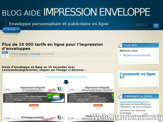 impression-enveloppe.com website preview