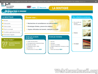 boutique.inpi.fr website preview
