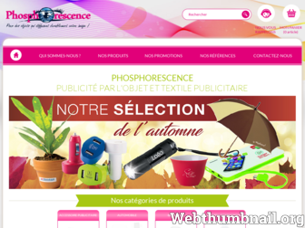 phosphorescence.fr website preview