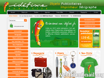 idefixe.fr website preview
