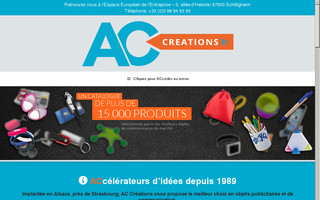 ac-creations.fr website preview