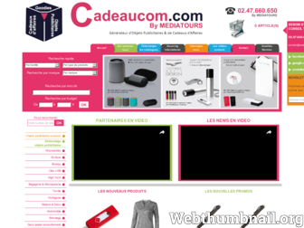 cadeaucom.com website preview