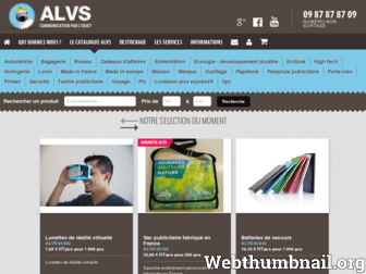 objets-publicitaires-alvs.fr website preview