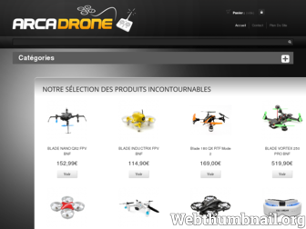 arcadrone.com website preview