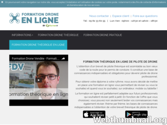 formationdroneenligne.fr website preview