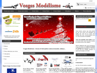 vosgesmodelisme.fr website preview