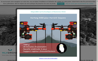 mlvdrone.fr website preview