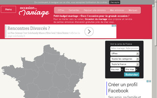 occasion-du-mariage.com website preview