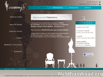 ceremonys-mariage.fr website preview