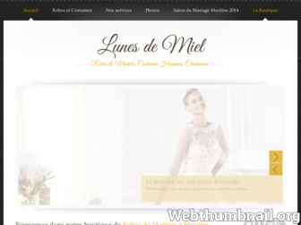 lunes-de-miel.fr website preview