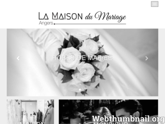 lamaisondumariageangers.fr website preview