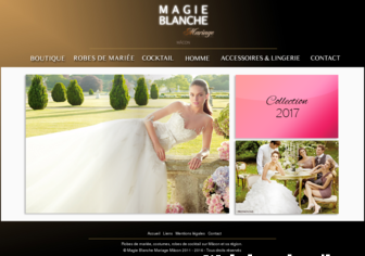 magieblanche-mariage.com website preview