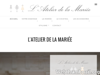 atelierdelamariee.com website preview