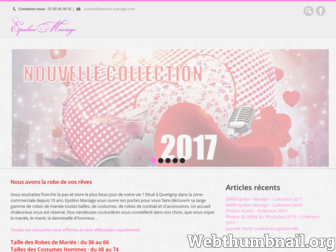epsilon-mariage.com website preview