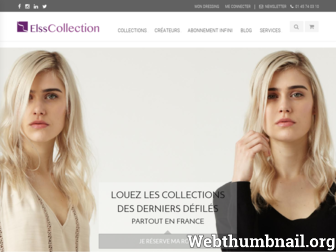 elsscollection.fr website preview