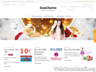 souscharme.com website preview