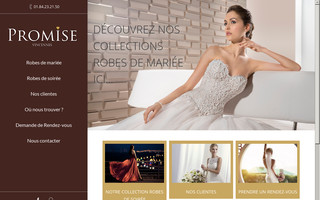 promise-mariage.com website preview