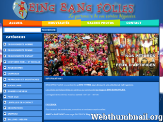 bingbangfolies.fr website preview